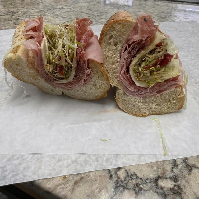Classic Italian Combo Sandwich.